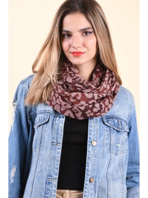 Women Scarves Pieces Rile Tube Taupe Gray